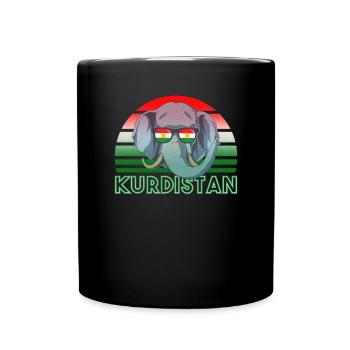 Kurdistan - Full Colour Mug - black - Front