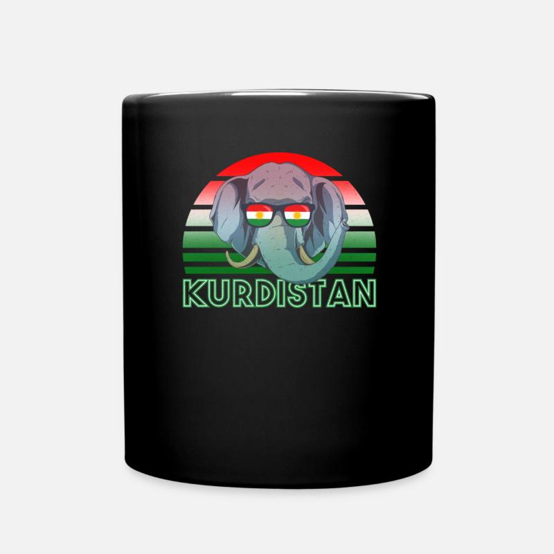 Kurdistan - Full Colour Mug - black