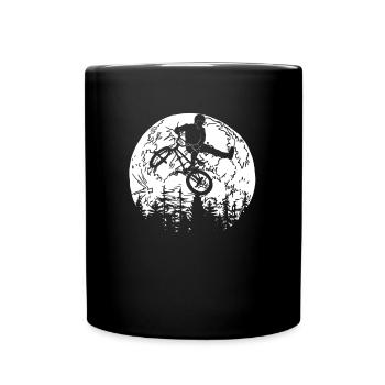 Bmx Bmx Biker Mond - Tasse einfarbig - Schwarz - Vorne