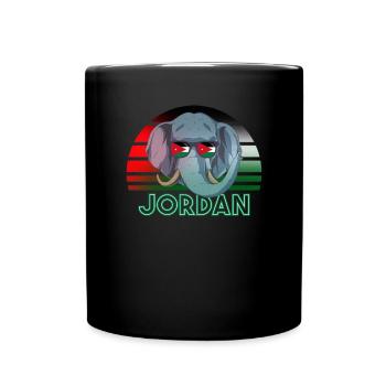 Jordanie - Mug uni - noir - Devant