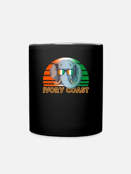 Côte d'Ivoire - Mug uni - noir
