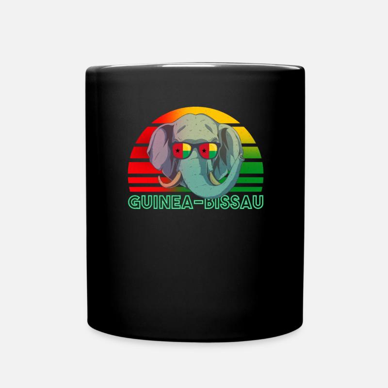 Guinea Bissau - Full Colour Mug - black