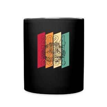 Jahr Des Drachen 2024 - Tasse einfarbig - Schwarz - Vorne