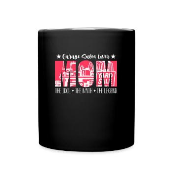 Garage Sales Lover Mom The Idol Loves Yard Sale - Full Colour Mug - black - Front