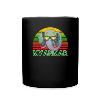 Myanmar - Full Colour Mug - black - Front
