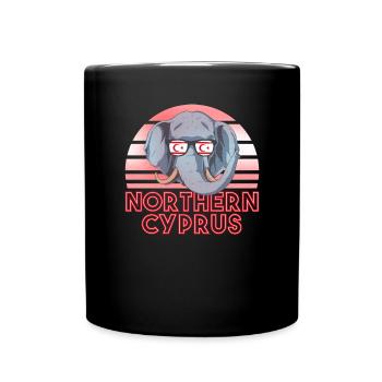 Northern Cyprus - Full Colour Mug - black - Front