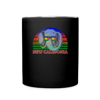 Neukaledonien - Tasse einfarbig - Schwarz - Vorne