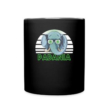 Padanien - Tasse einfarbig - Schwarz - Vorne