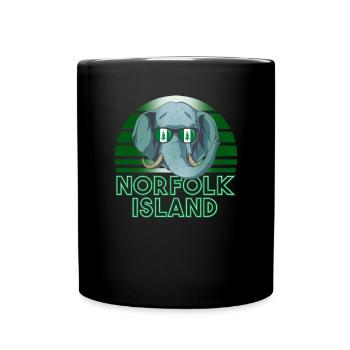 Norfolk Island - Full Colour Mug - black - Front