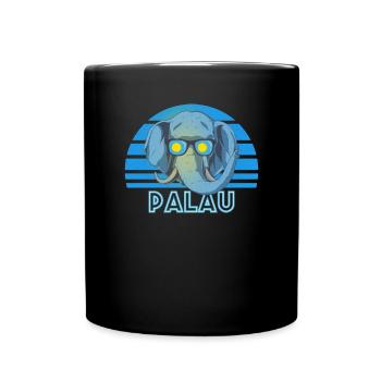 Palau - Mug uni - noir - Devant