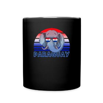 Paraguay - Tasse einfarbig - Schwarz - Vorne