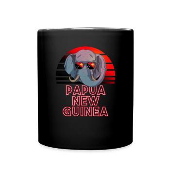Papua-Neuguinea - Tasse einfarbig - Schwarz - Vorne