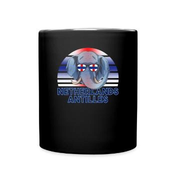 Netherlands Antilles - Full Colour Mug - black - Front