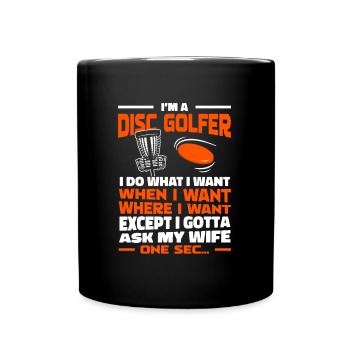 Frisbee Golf Disc Golf - Mug uni - noir - Devant