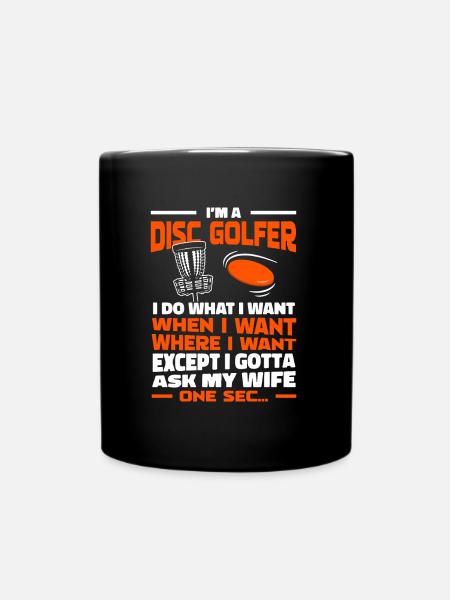 Frisbee Golf Disc Golf - Tasse einfarbig - Schwarz