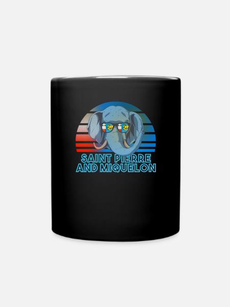 Saint Pierre et Miquelon - Mug uni - noir