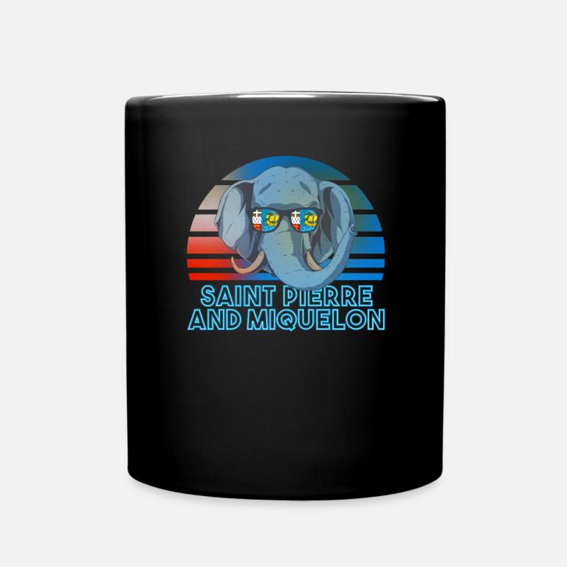Saint Pierre et Miquelon - Mug uni - noir