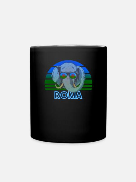 Roma - Tasse einfarbig - Schwarz