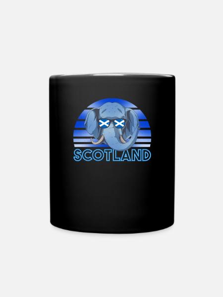 Schottland - Tasse einfarbig - Schwarz