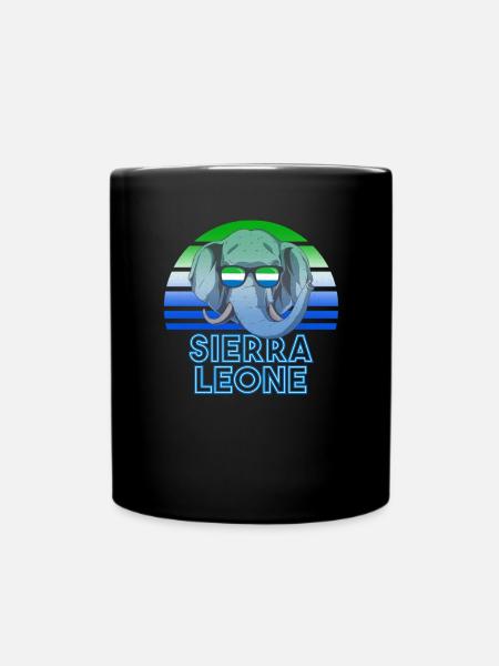 Sierra Leone - Full Colour Mug - black