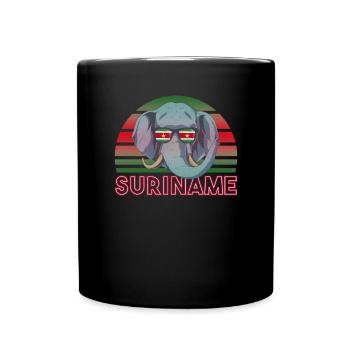 Suriname - Mug uni - noir - Devant