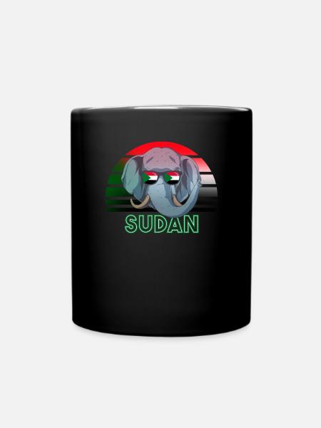 Sudan - Tasse einfarbig - Schwarz