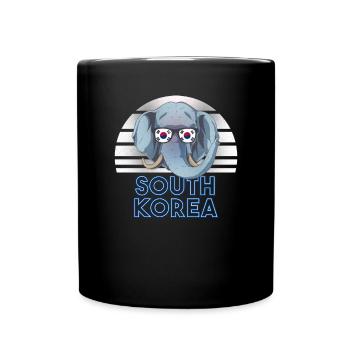 South Korea - Full Colour Mug - black - Front
