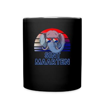 Sint Maarten - Full Colour Mug - black - Front