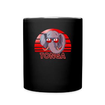 Tonga - Mug uni - noir - Devant