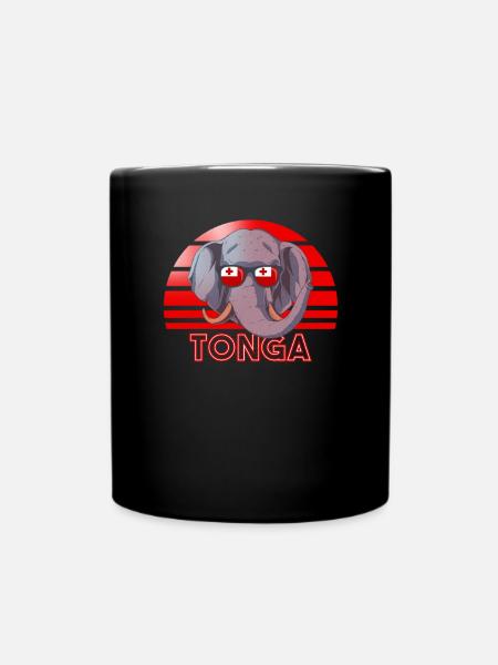Tonga - Tasse einfarbig - Schwarz