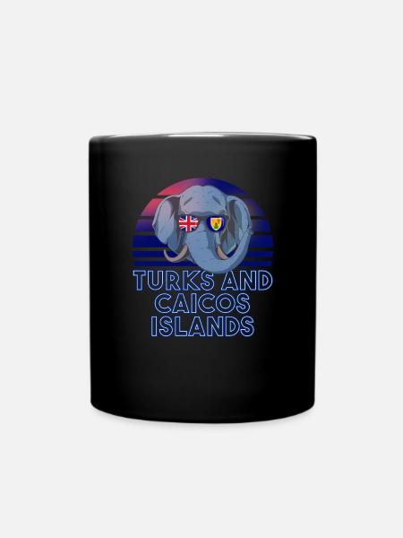 Turks et Caicos (Îles) - Mug uni - noir