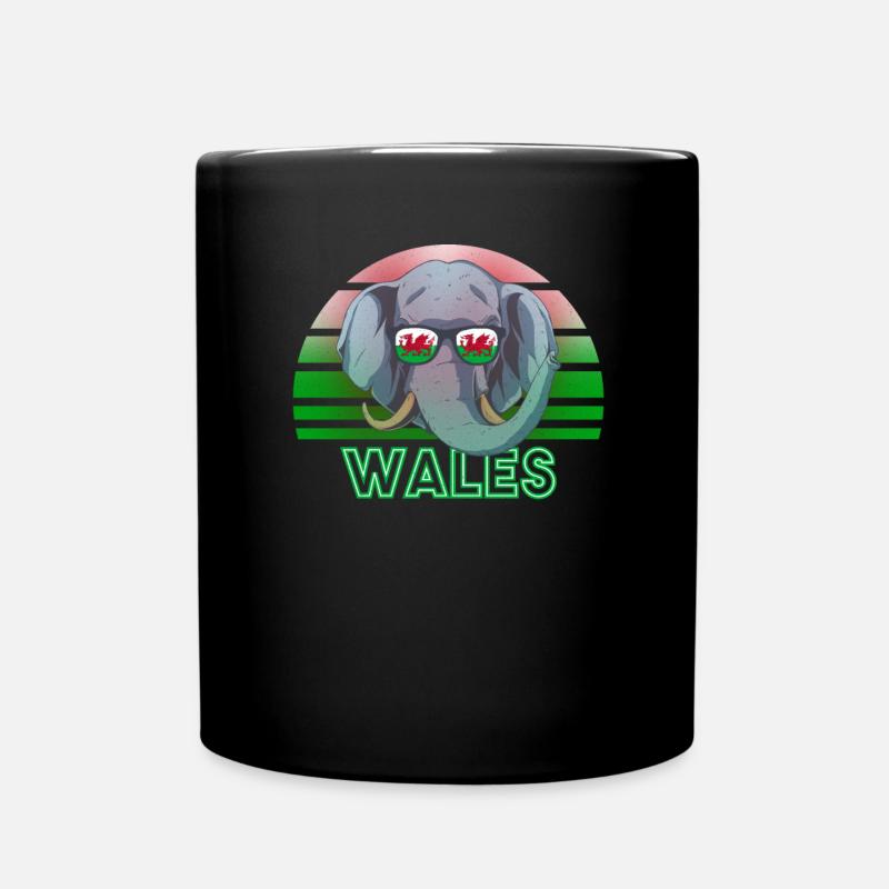 Wales - Tasse einfarbig - Schwarz