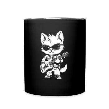 Guitare électrique Guitare électrique - Mug uni - noir - Devant