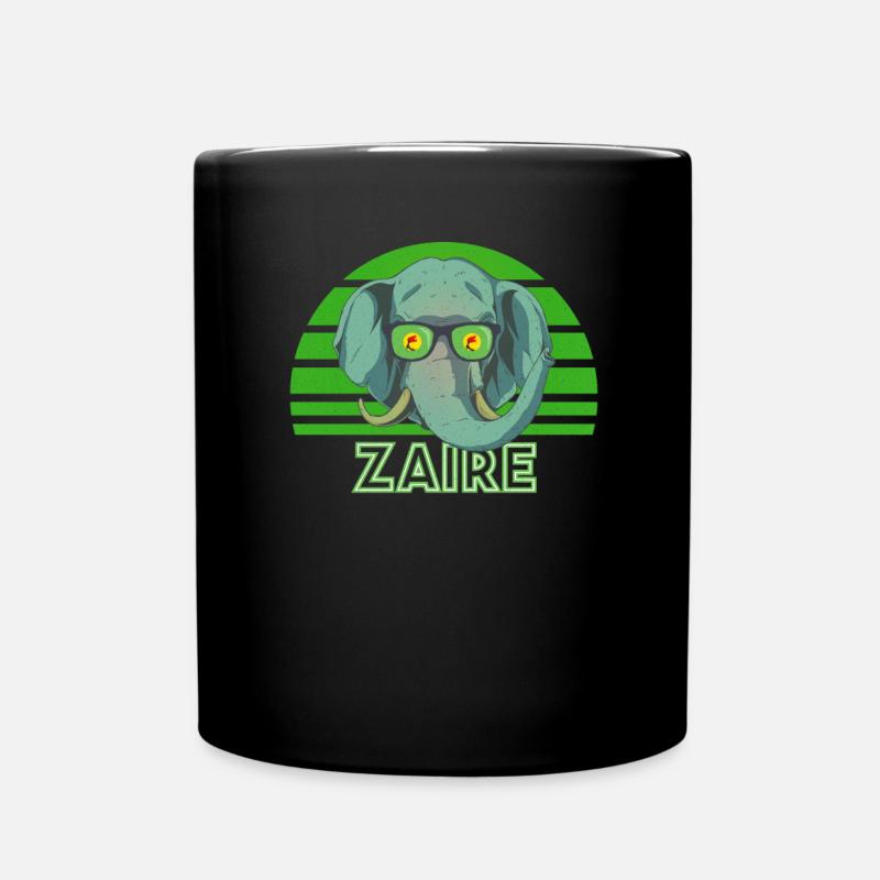 Zaïre - Mug uni - noir