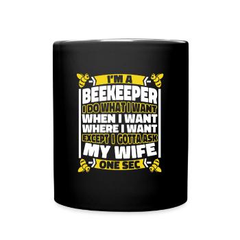 Beekeeper Beekeeper - Full Colour Mug - black - Front