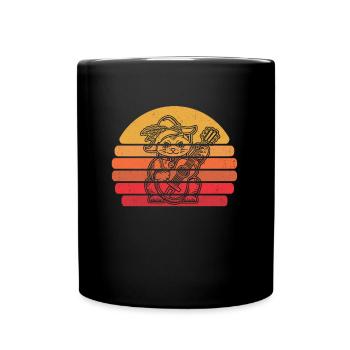 Acoustic Guitar - Full Colour Mug - black - Front