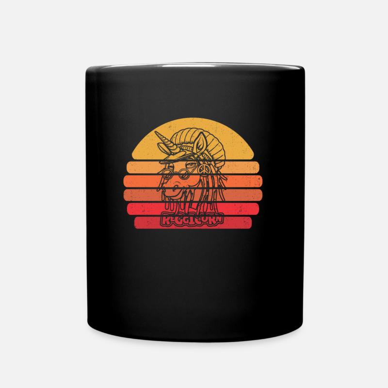Licorne Reggae Reggicorn - Mug uni - noir