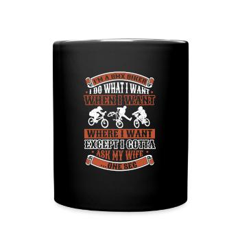 Bmx Bmx Biker - Full Colour Mug - black - Front