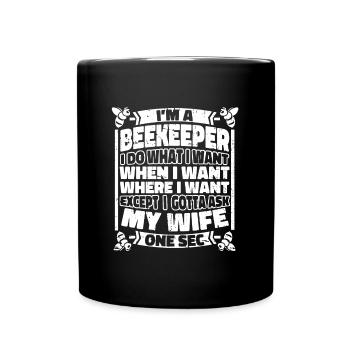 Beekeeper Beekeeper - Full Colour Mug - black - Front