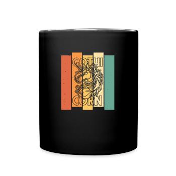 Gothic Unicorn Gothicorn - Full Colour Mug - black - Front