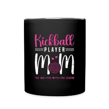Joueur de kickball Maman L’idole L’amateur de kickball - Mug uni - noir - Devant