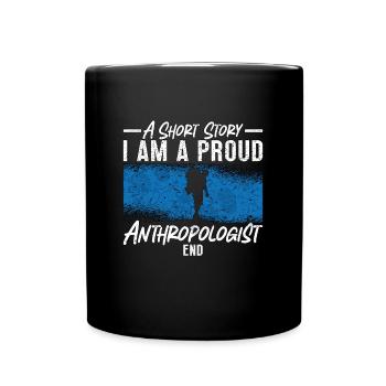 Anthropologie Une petite histoire Je suis archéologue - Mug uni - noir - Devant