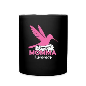 Hummingbird Hummingbird Mom - Full Colour Mug - black - Front
