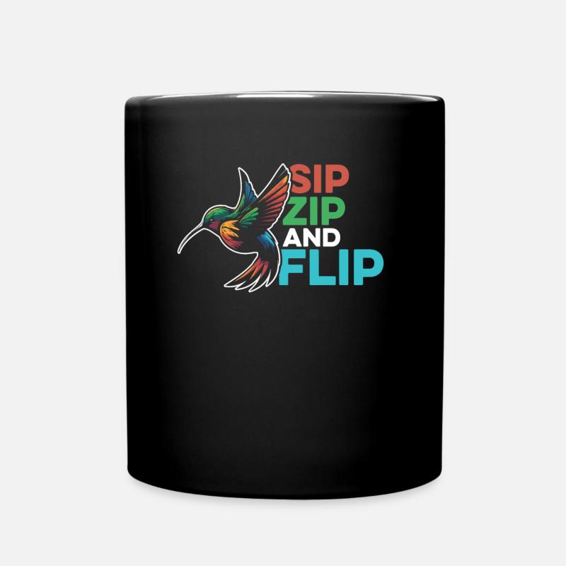 Kolibri - Tasse einfarbig - Schwarz