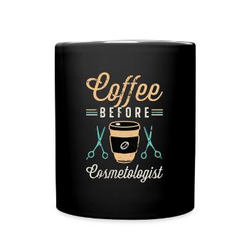 Cosmétologue Maquilleur de café Amateur de café - Mug uni - noir - Devant