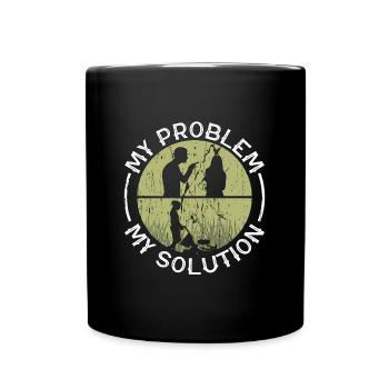 Landscaper My Problem My Pictogram Mom Gardener - Full Colour Mug - black - Front