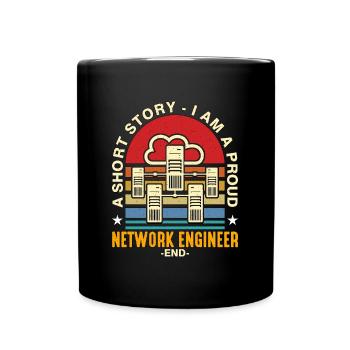 Network Engineer A Short Story I Am Programmer - Tasse einfarbig - Schwarz - Vorne