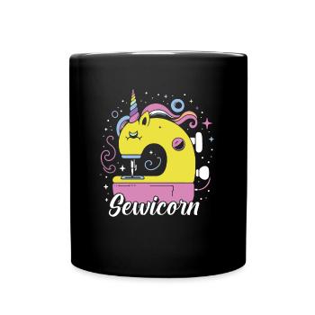 Sewing Sewing Machine - Full Colour Mug - black - Front