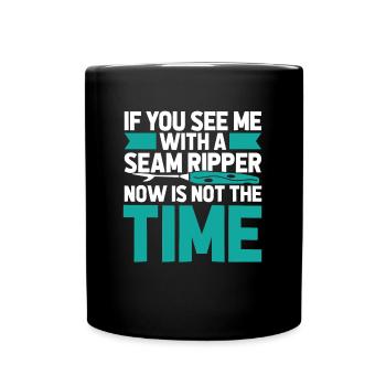 Sewing Sewing Machine - Full Colour Mug - black - Front