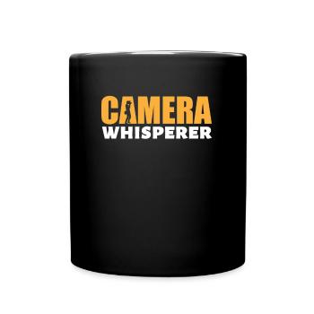 Fotograf Fotografie Kamera - Tasse einfarbig - Schwarz - Vorne